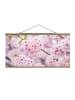 WALLART Stoffbild mit Posterleisten - Japanische Kirschblüten in Rosa