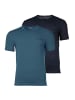 Emporio Armani T-Shirt 2er Pack in Blau/Petrol