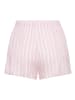 LASCANA Schlafshorts in altrosa gestreift
