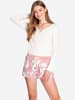 P.J. Salvage Pyjamashorts Sienna Rose in rosenholz