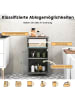 COSTWAY Badezimmerschrank 40x30x70cm in Grau