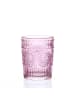 MARELIDA 4er Set Trinkglas Wasserglas Vintage Boho 280ml in lila