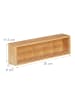 relaxdays Teebox in Natur - (B)39x (H)11,5 x (T)8 cm