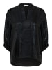 Soaked in Luxury Langarm-Bluse SLElvie Lockere Passform in Black