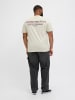 JACK & JONES PLUS T-shirt in Antique White