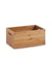 Zeller Vorratsbehälter Organizer in Braun, (B) 20 x (H) 14 x (L) 30 cm