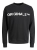 Jack & Jones Basic Sweater Langarm Shirt Rundhals Pullover in Schwarz-2
