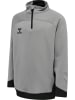 Hummel Hummel Halbreißverschluss Sweatshirt Hmllead Fuãball Kinder in GREY MELANGE