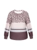 Usha Women Plus Size Longsleeve in multicolor coffee