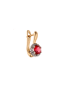 myMo at night Women Jewelry Set With Earrings And Pendant in Rose Gold Rose