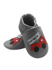 Bemesu Baby Krabbelschuhe aus Leder, weiche Lauflernschuhe mit rutschfester Sohle 