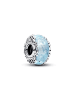 Pandora 925/- Sterling Silber Charm Murano hellblau