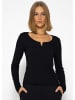 SASSYCLASSY Langarmshirts in schwarz