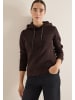 Cecil Hoodie mit Stickerei in Tartufo Brown
