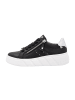 rieker Plateau Sneaker in Schwarz