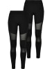 Urban Classics Leggings in black+black