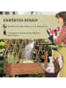 Outsunny Hochbeet 79L x 29B x 130H cm Braun