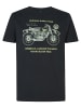 Petrol Industries T-Shirt mit Aufdruck Lagoonize in Grau