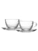 Ritzenhoff & Breker 2er Set Cappuccino-Set Barista 220 ml in transparent