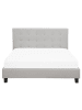 Beliani Wasserbett LA ROCHELLE in Grau - (W) 170 x (H) 108 x (L) 218 cm
