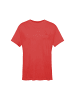 Mavi Jeans T-Shirt Rundhals Kurzarm Top Oberteil mit Print in Rot