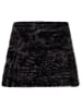 KADIMA DESIGN Hochflor Teppich Shaggy waschmaschinenwaschbar Einfarbig in Schwarz