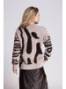 ZHRILL Sweatshirt ZHBURA BLACK/CREAM in BLACK/CREAM