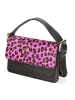faina Damen Handtasche in Cheetah Fuchsia