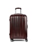 Polestream Moonrock 4 Rollen Trolley M 69 cm mit Dehnfalte in dark red brushed