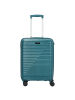 D&N Travel Line 4600 - 4-Rollen-Kabinentrolley S 55 cm (black) in petrol