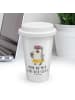 Mr. & Mrs. Panda Kaffeebecher Pinguin Kokosnuss mit Spruch in Weiß