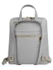 Cluty Rucksack echt Leder in grau