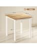 HOMCOM Esstisch-69L x 69B x 75H cm-Eiche