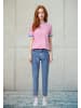 Salzhaut Rundhals T-Shirt für Damen in rosa