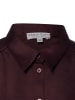 Marie Lund Satinbluse Mandy in aubergine