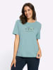 WITT WEIDEN Rundhalsshirt in mint-bedruckt