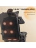 Vinsetto Bürostuhl mit Massagefunktion-70B x 62T x 120-130H cm-Schwarz