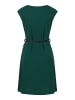 Cloud5ive Cloud5ive Dress incl. Belt in petrol green