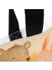 Mr. & Mrs. Panda Shopper Bär und Hase Umarmen Design mit Spruch in Weiß