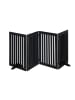 relaxdays Absperrgitter in Schwarz - (B)206,5 x (H)92 cm