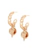 faina Women Drop Earrings in Rose Gold