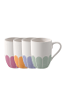 Villeroy & Boch Henkelbecher 4tlg. Fleur couleur in bunt
