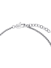 Tom Tailor Kette mit Anhänger Edelstahl, Lack in silber