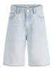 JACK & JONES Junior Baggy Denim 5-Pocket-Shorts Jjialex in blue denim