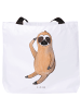 Mr. & Mrs. Panda Damen Schultertasche Faultier Vogel ohne Spruch in Weiß