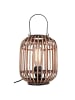 Brilliant Tischleuchte mit Tragegriff Woodrow ⌀ 21,5 cm in hellbraun