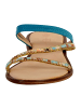 Divine Factory Pantolette  ZH3673 Blau
