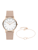 LIEBESKIND BERLIN Uhr & Armband Set You and Me Together in roségold
