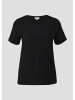 s.Oliver T-Shirt kurzarm in Schwarz