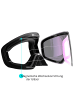 YEAZ APEX Magnet-Ski-Snowboardbrille schwarz/silber in schwarz